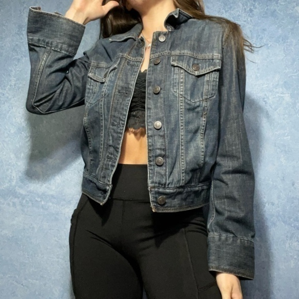 Eddie Bauer Dark Wash Denim Jacket